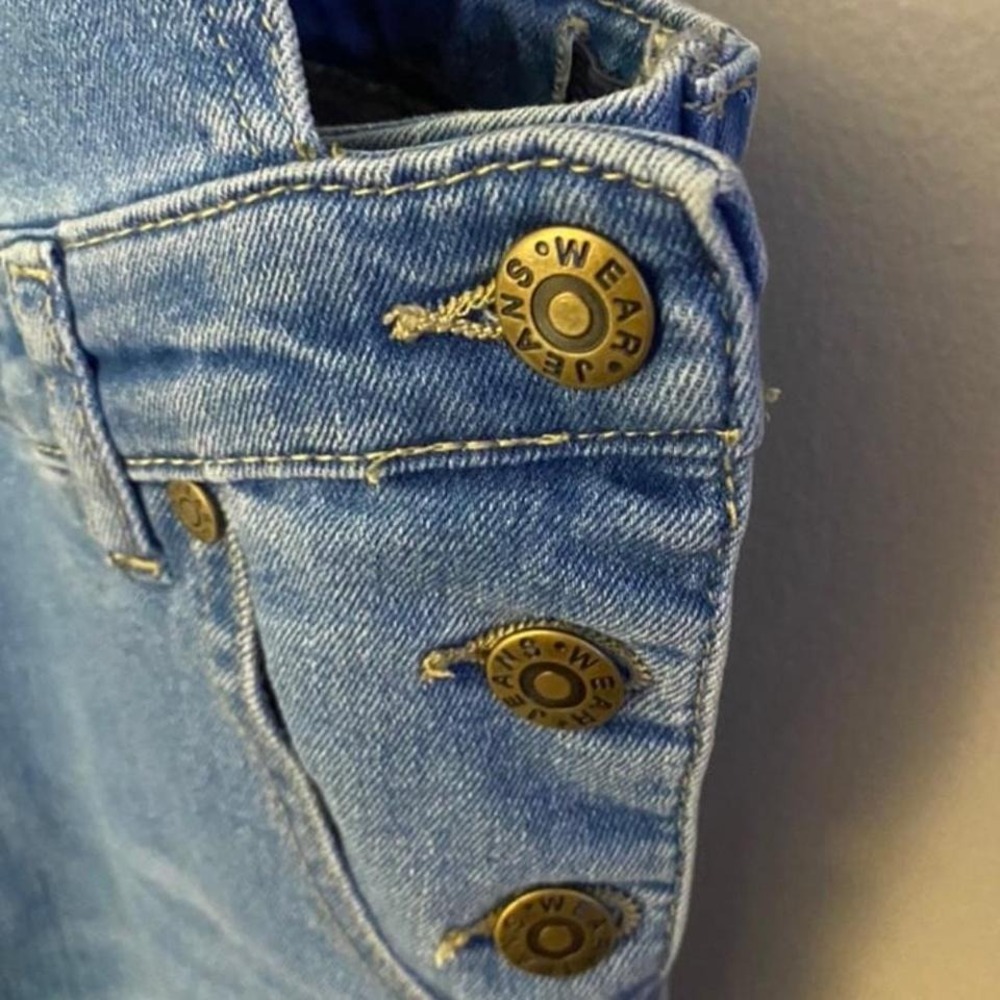 ILOVEMUM Maternity Denim Overalls, sz‎ Medium, NWT - Picture 5 of 8
